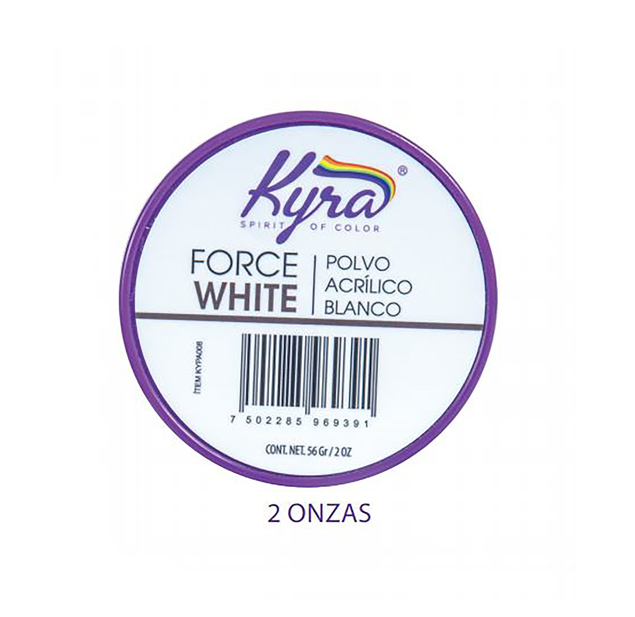 Kyra Spirit - Polvo Acrilico White 2oz