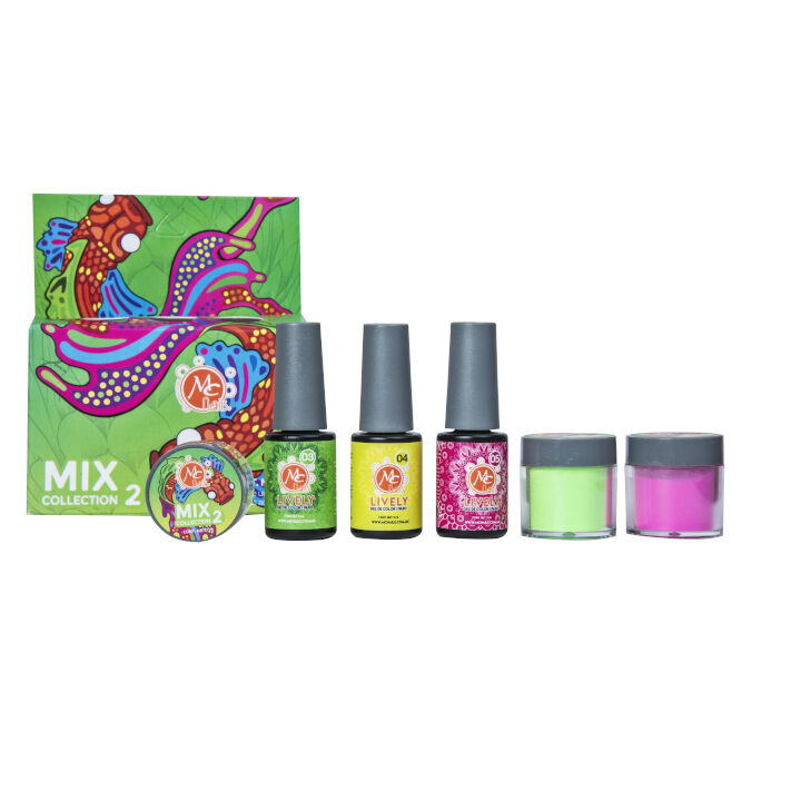 Mcnails- Mix 2 Esmalte &amp; Polvo Acrilico