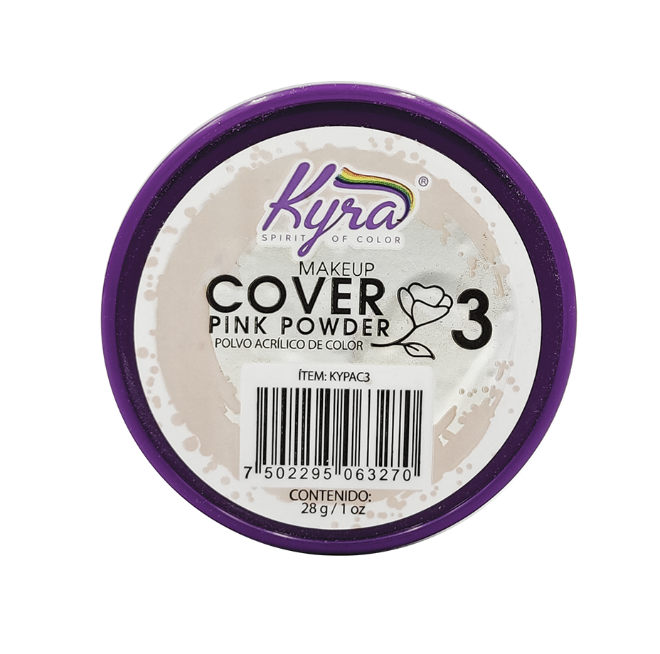 Kyra Spirit - Acrilico Makeup Cover Pink Powder #3 56grs