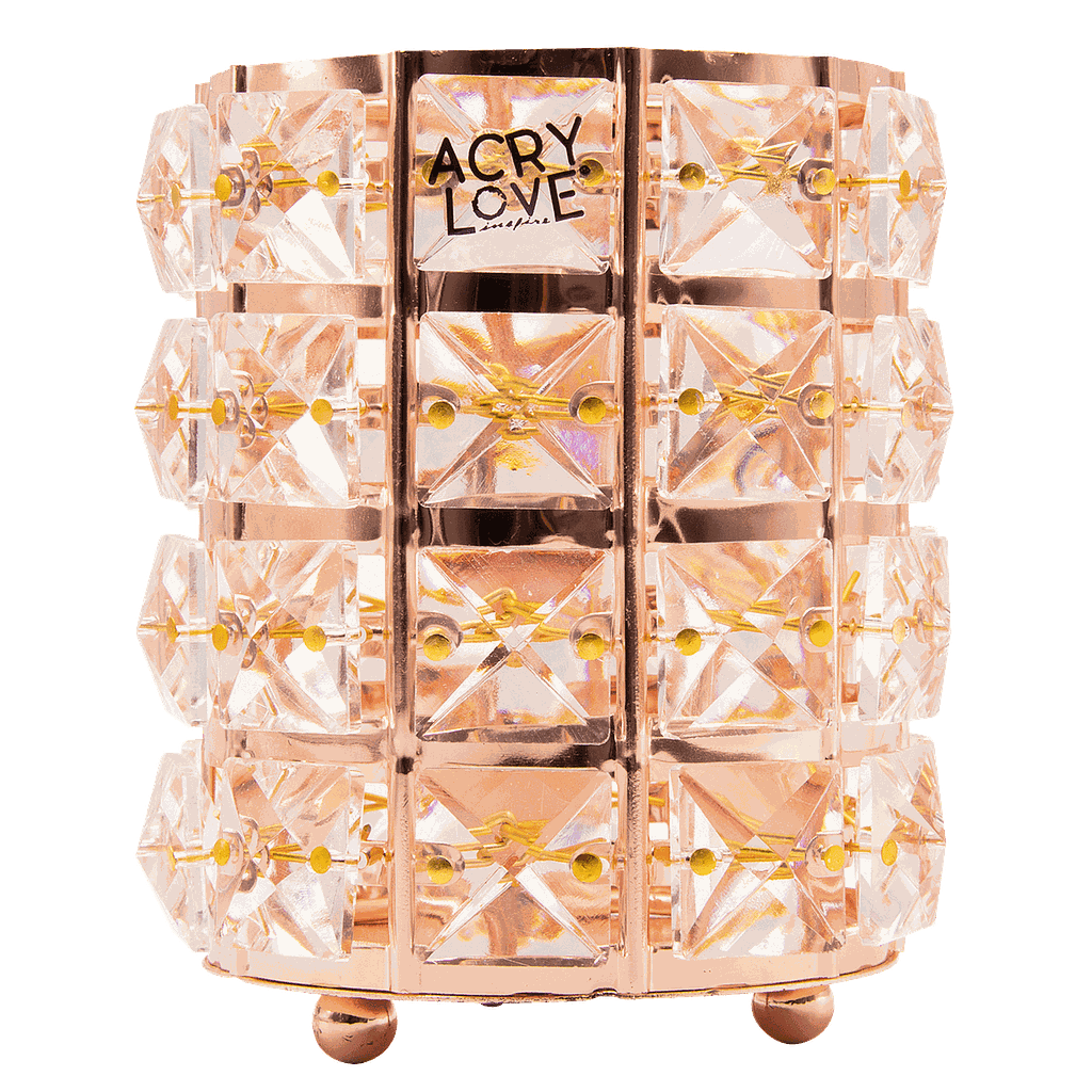 Acrylove - Porta Pincel ROSE GOLD