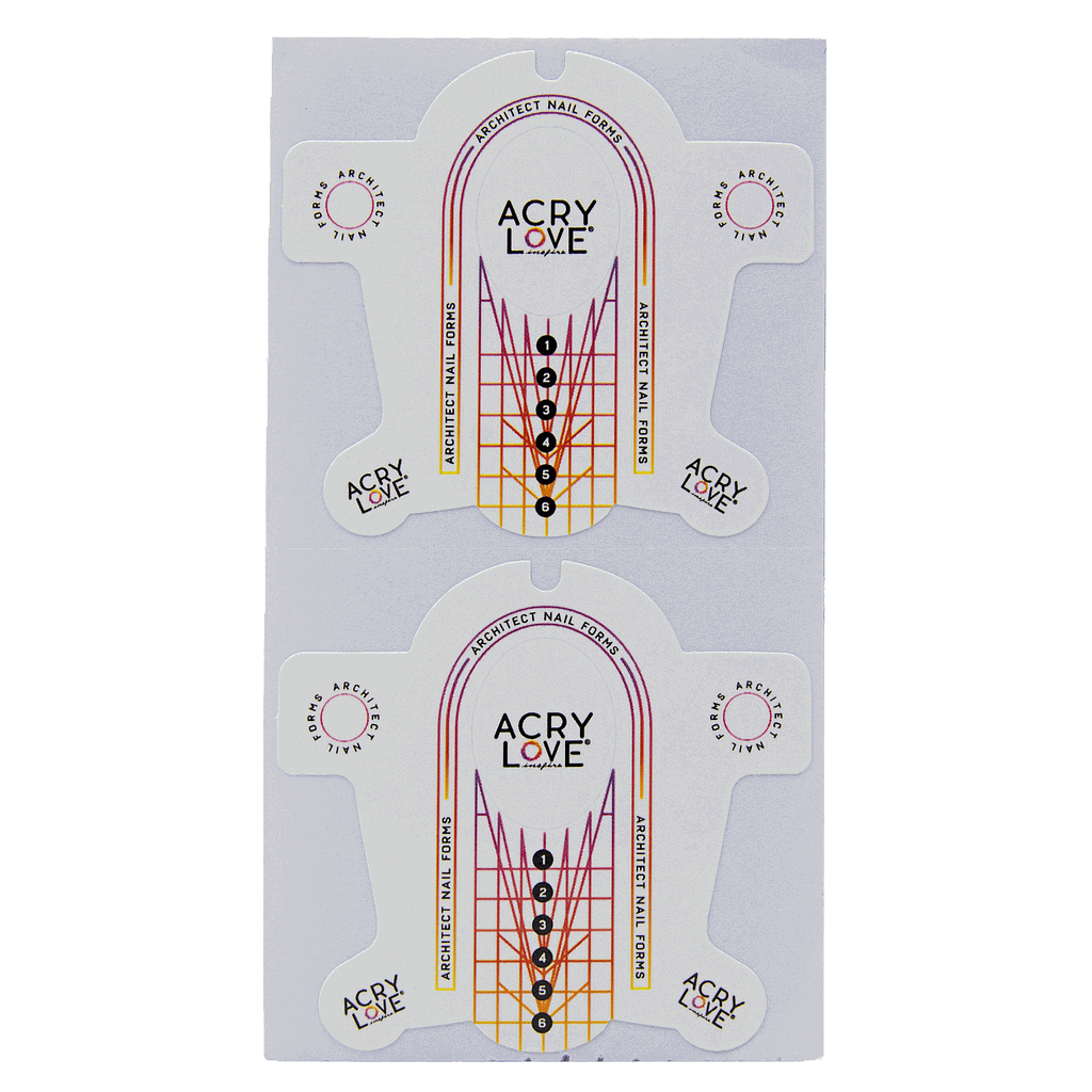 Acrylove - Architect Nail Forms 100pzs