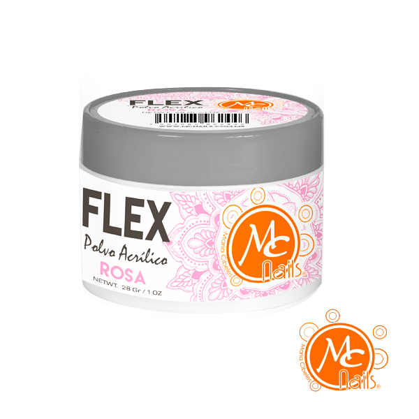 Mcnails - Polvo Acrilico Flex Rosa 1oz