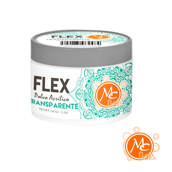 Mcnails - Polvo Acrilico Flex Transparente 2oz