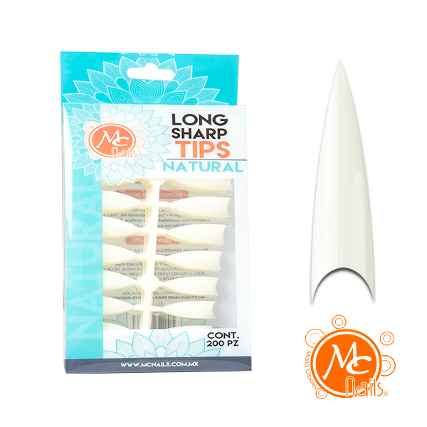 Mcnails - Long Sharp Natural 200pz