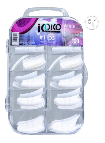 Koko Nails - Tips White 100 Piezas