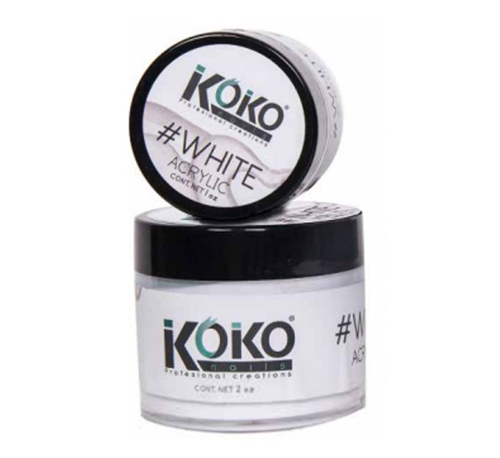 Koko Nails - White Acrylic 2oz