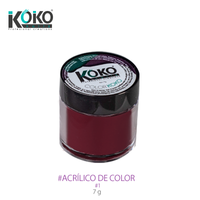 Koko Nails - Polvo Acrilico 7gr Nº01