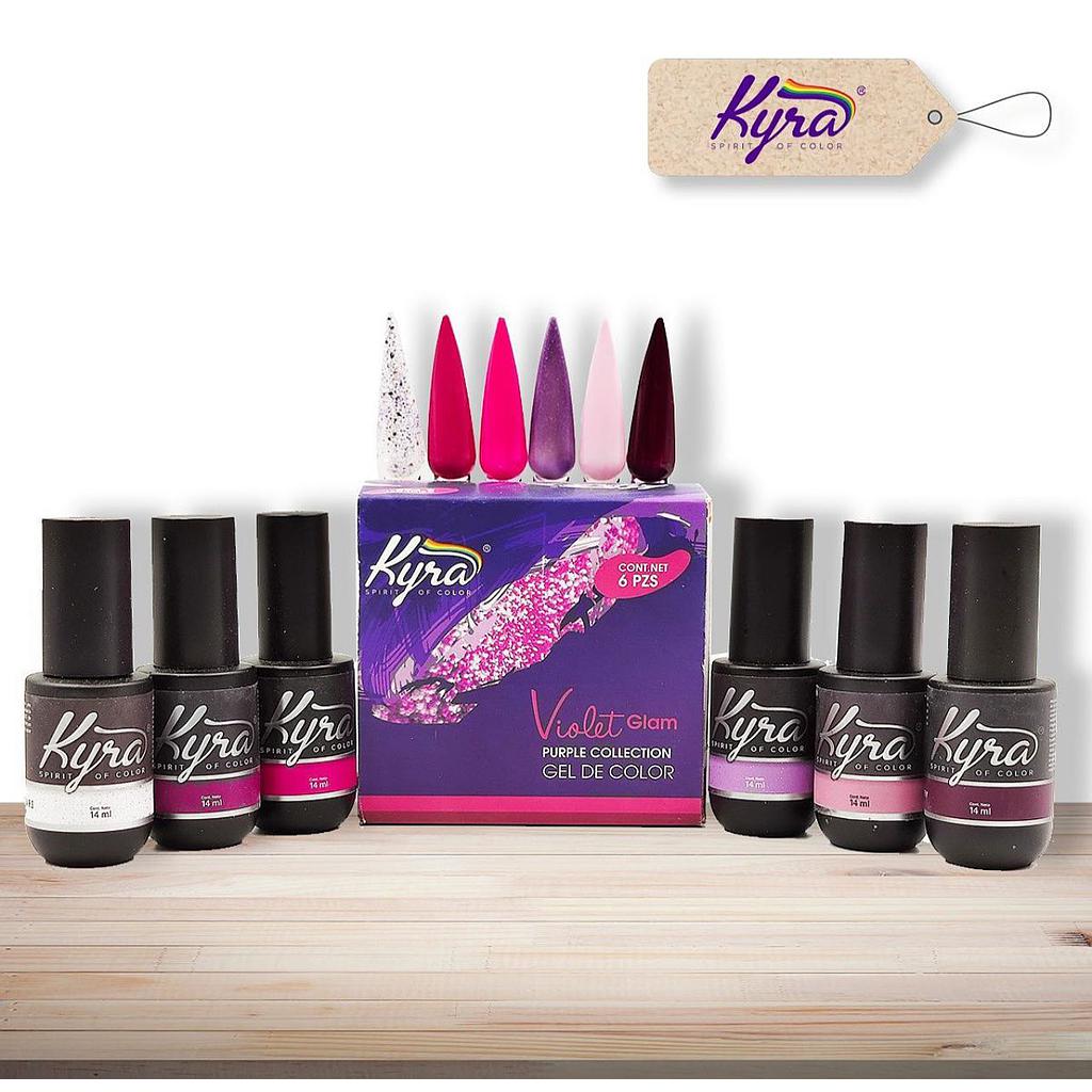 Kyra Spirit - Colección Gel Violet Glam