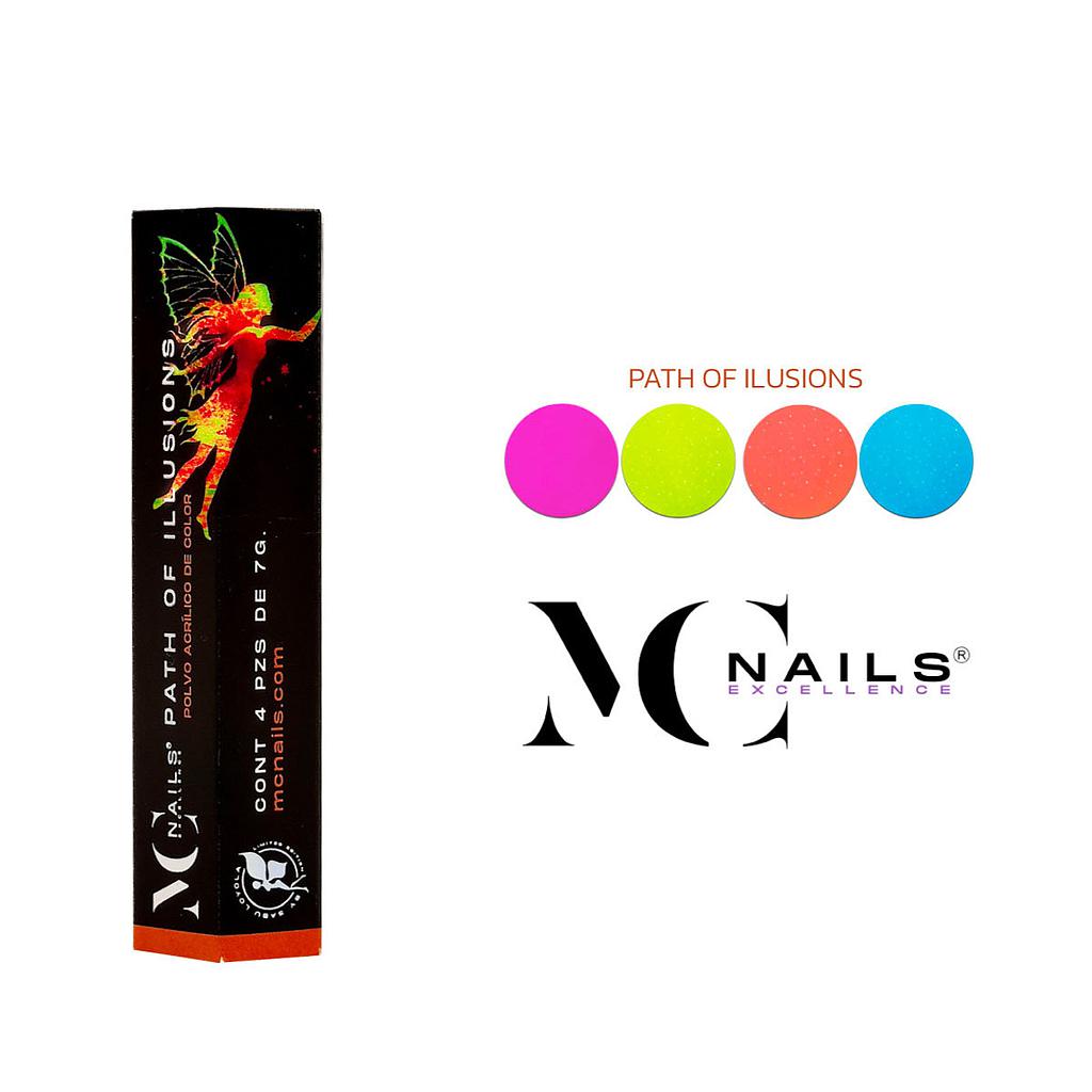 Mcnails- Acrilico 4 pzs de 7gr