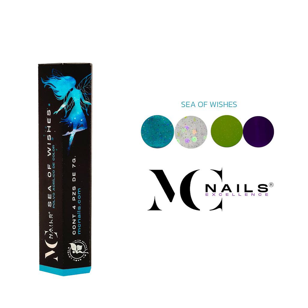 Mcnails- Acrilico 4 pzs de 7gr Sea Of Wishes