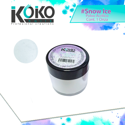 Koko Nails - Snow Ice Mix Acrilico 1oz