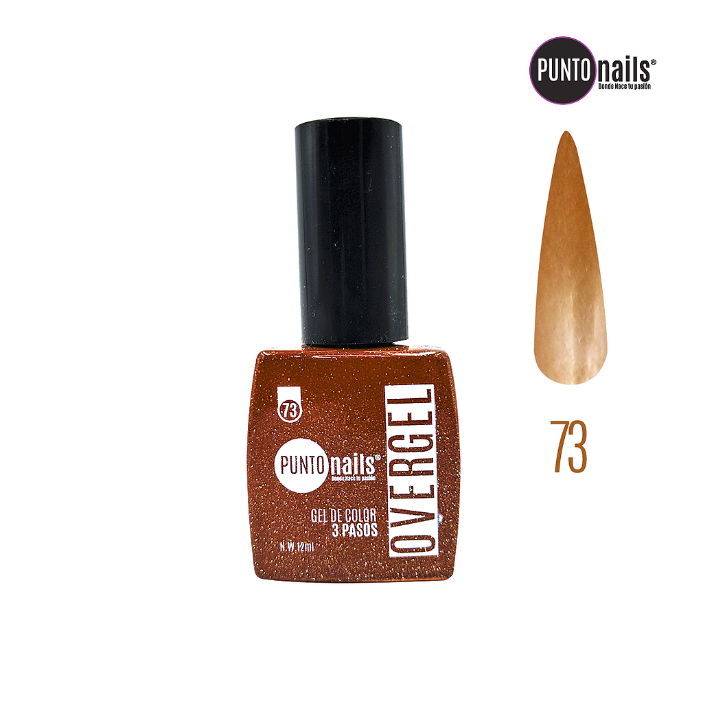 Punto Nails - Overgel 3 Pasos 73 12 ML