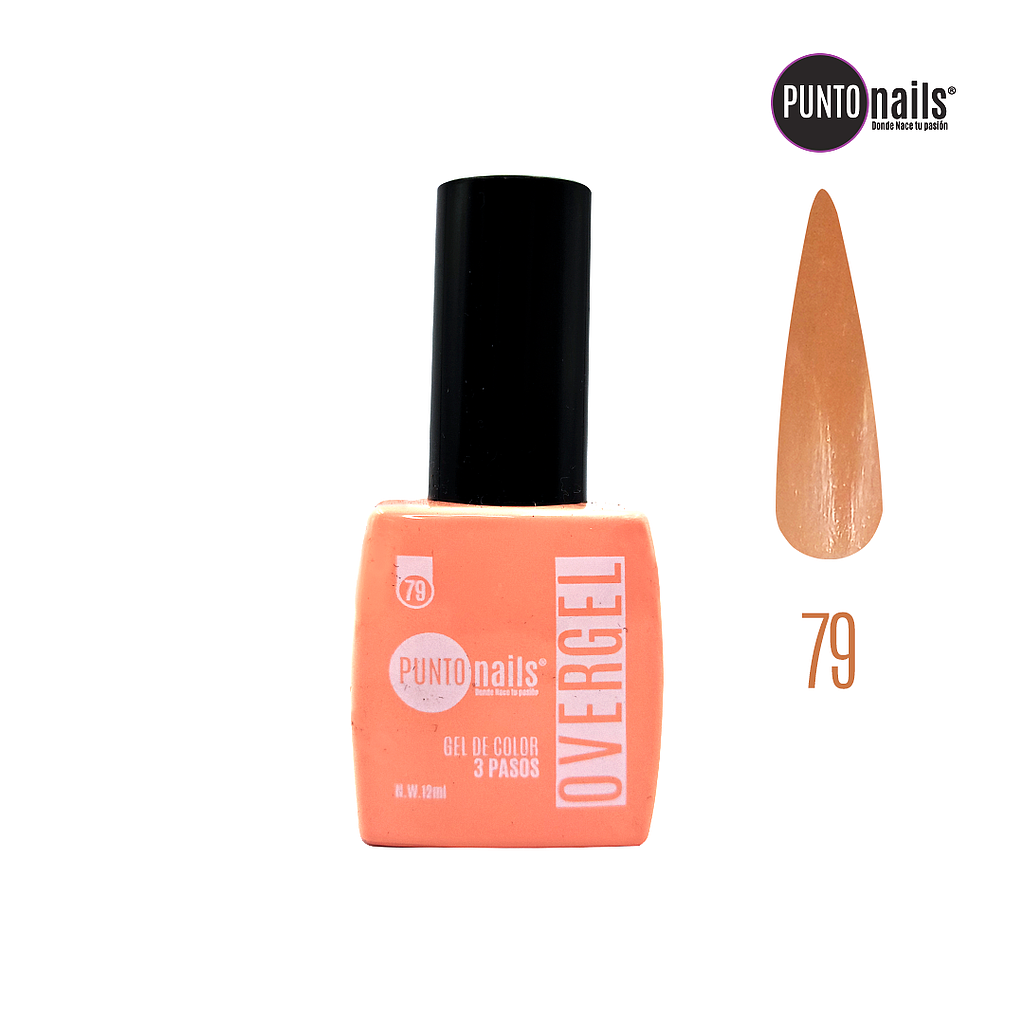 Punto Nails - Overgel 3 Pasos 79 12 ML