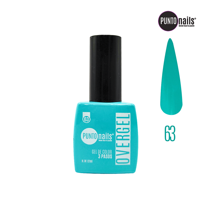 Punto Nails - Overgel 3 Pasos 63 12 ML