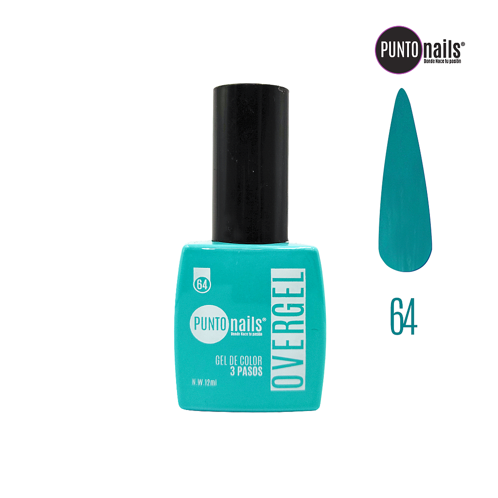 Punto Nails - Overgel 3 Pasos 64 12 ML