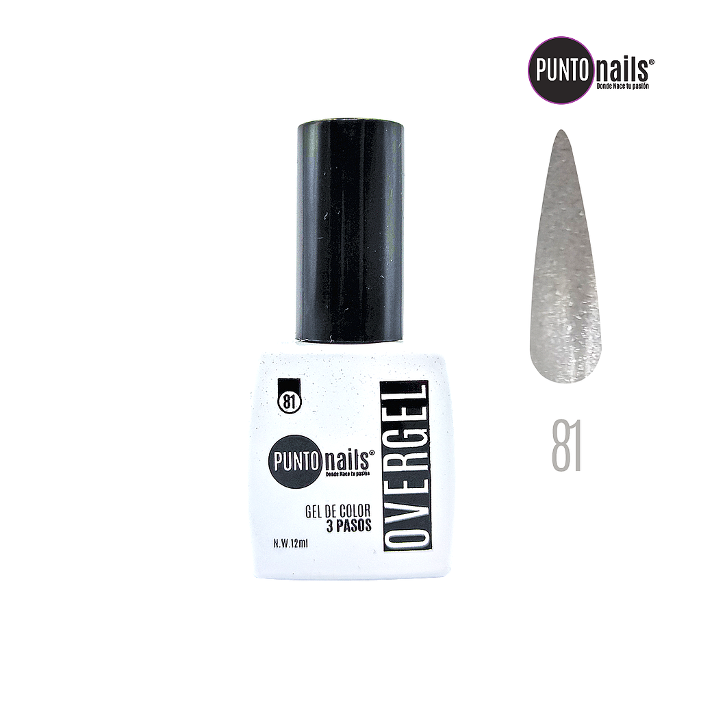 Punto Nails - Overgel 3 Pasos 81 12 ML