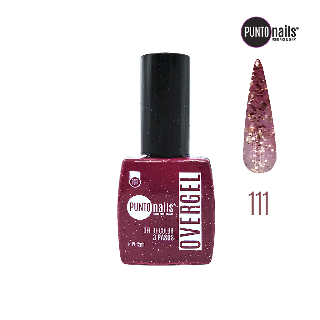 Punto Nails - Overgel 3 Pasos 111 12 ML