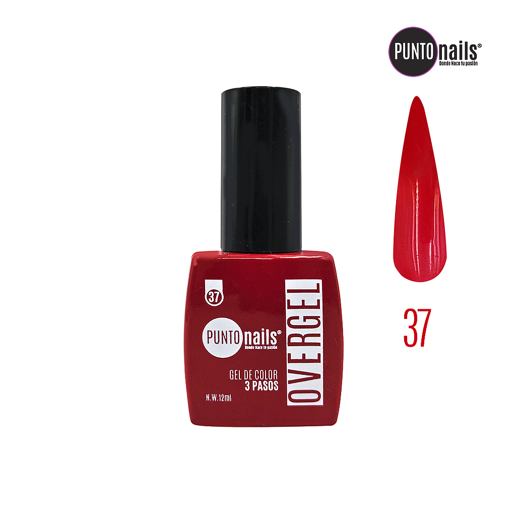 Punto Nails - Overgel 3 Pasos 37 12 ML