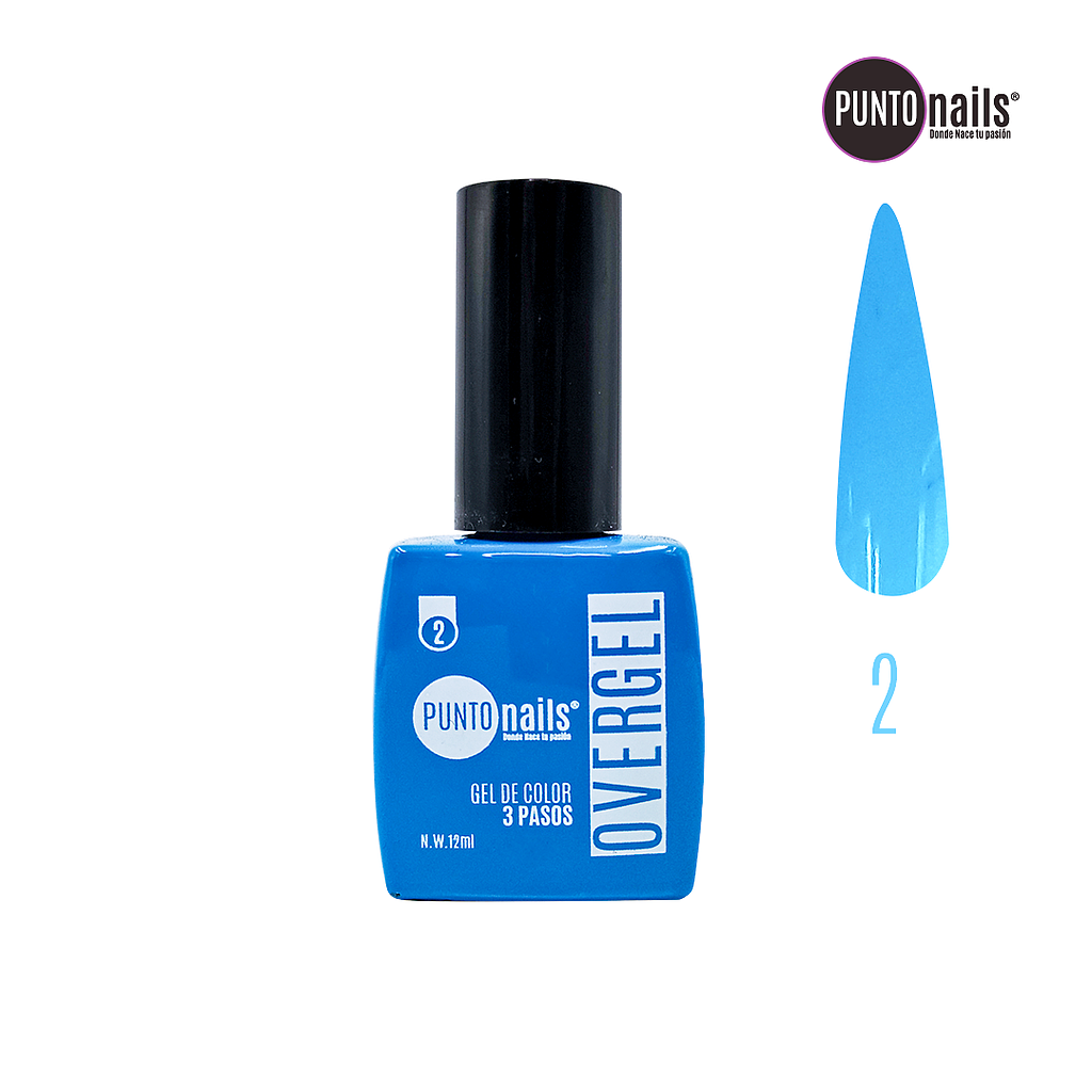 Punto Nails - Overgel 3 Pasos 02 12 ML