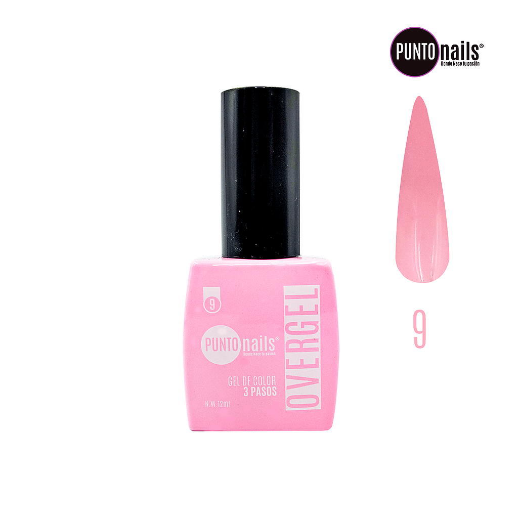 Punto Nails - Overgel 3 Pasos 09 12 ML