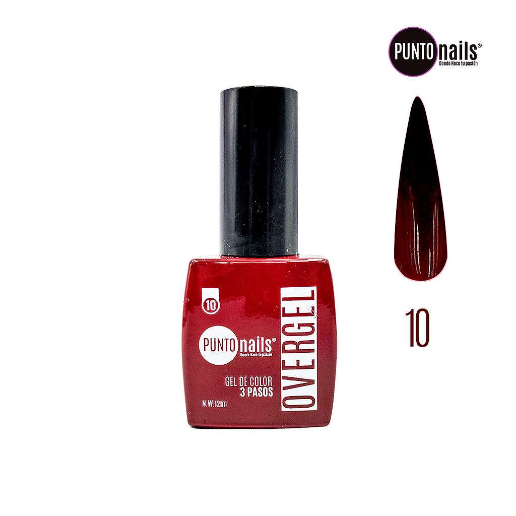 Punto Nails - Overgel 3 Pasos 10 12 ML