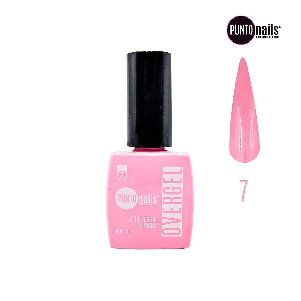 Punto Nails - Overgel 3 Pasos 07 12 ML