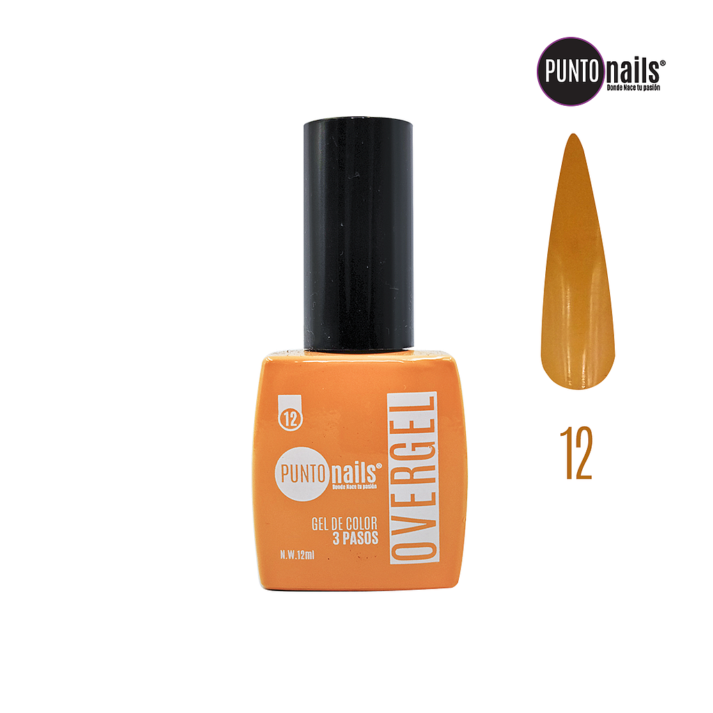 Punto Nails - Overgel 3 Pasos 12 12 ML