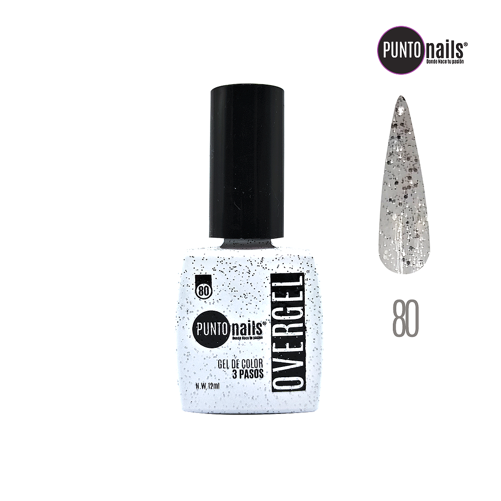 Punto Nails - Overgel 3 Pasos 80 12 ML