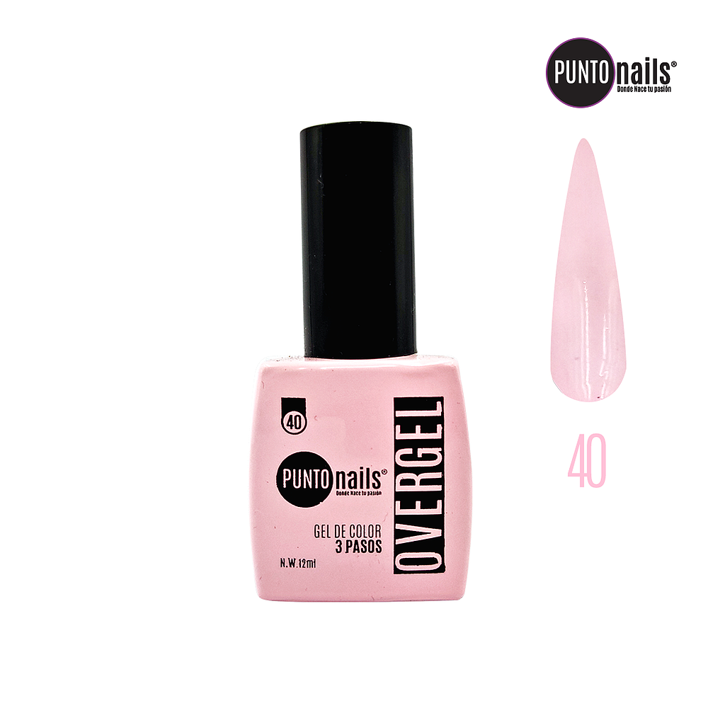 Punto Nails - Overgel 3 Pasos 40 12 ML