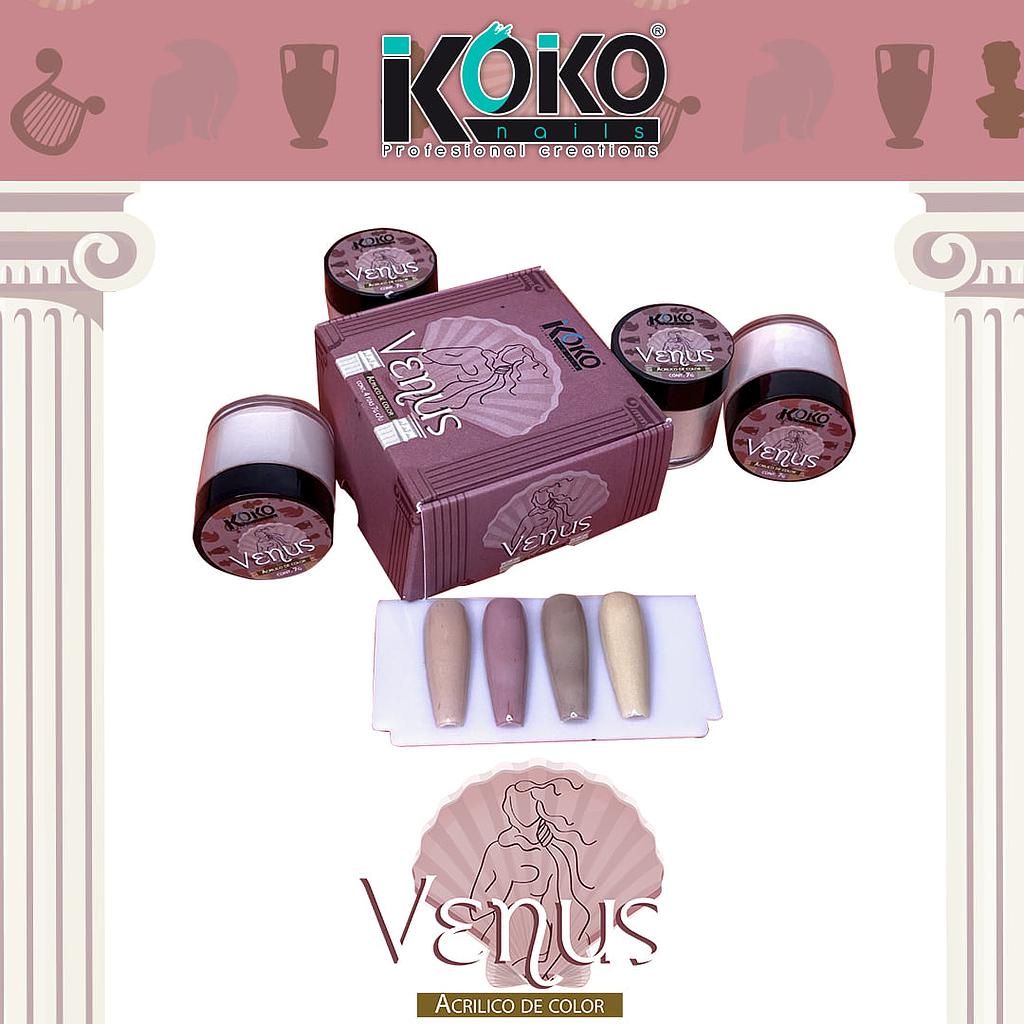 Koko Nails - 4 polvo acrilicos VENUS