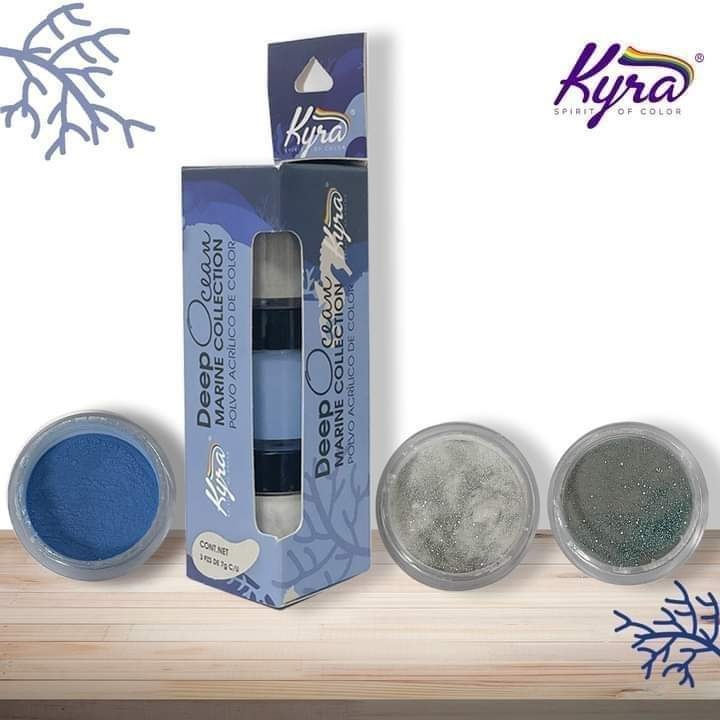 Kyra Spirit - Collection Acrilico Deep Ocean 3 Pcs