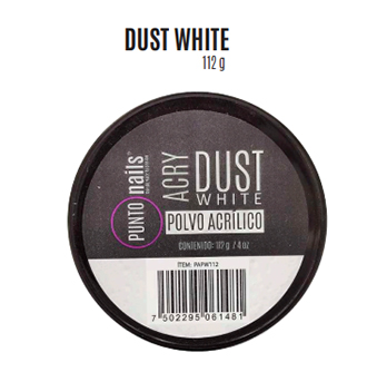 PUNTO NAILS - Polvo Acrilico White 4oz