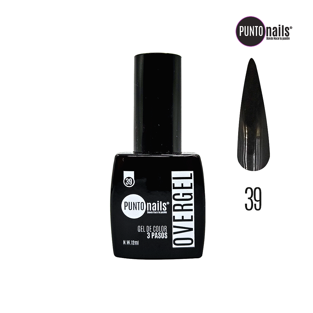 Punto Nails - Overgel 3 Pasos 39 12 ML