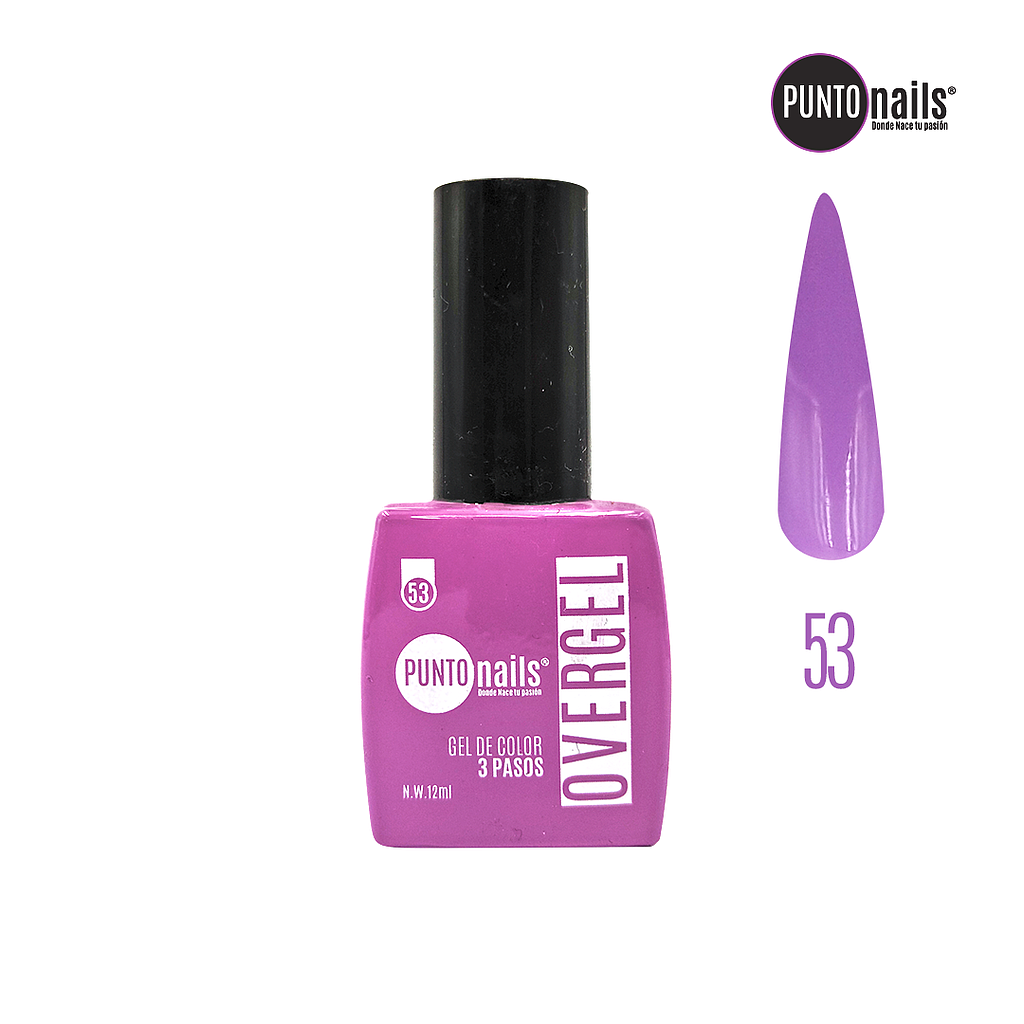 Punto Nails - Overgel 3 Pasos 53 12 ML