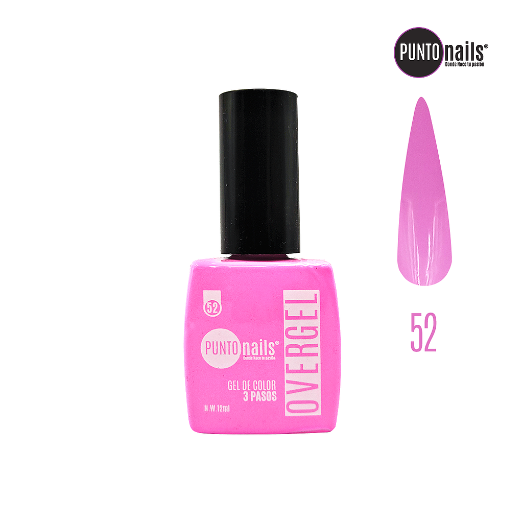 Punto Nails - Overgel 3 Pasos 52 12 ML