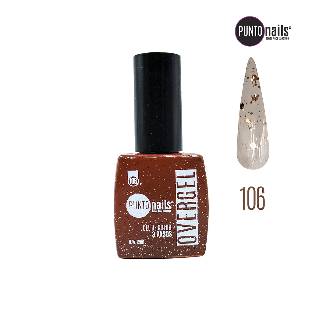 Punto Nails - Overgel 3 Pasos 106 12 ML