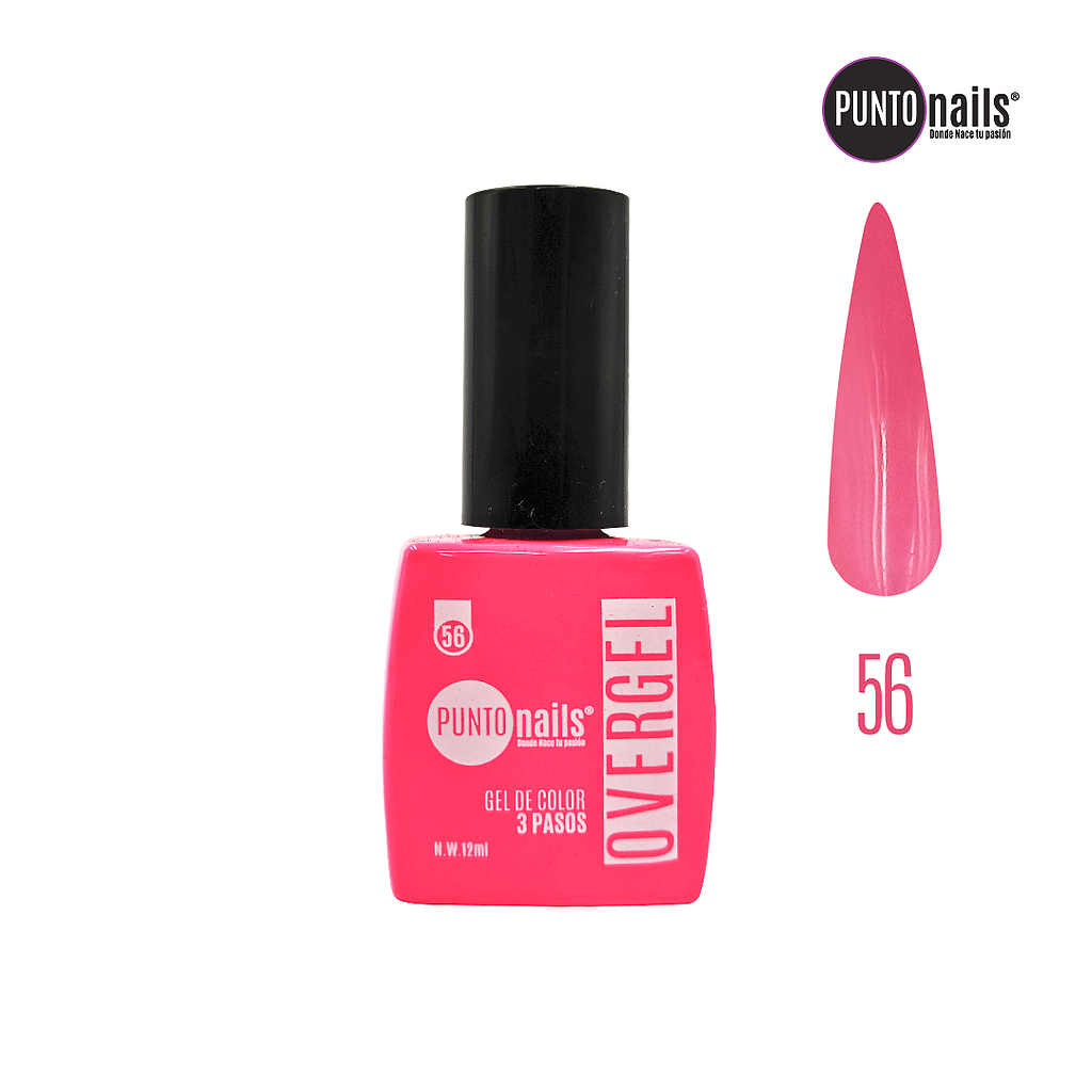 Punto Nails - Overgel 3 Pasos 56 12 ML