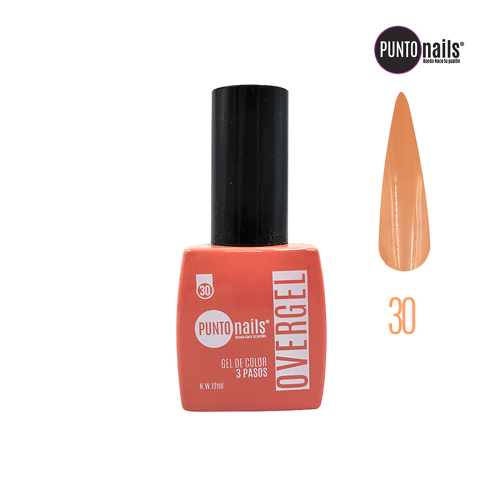 Punto Nails - Overgel 3 Pasos 30 12ML