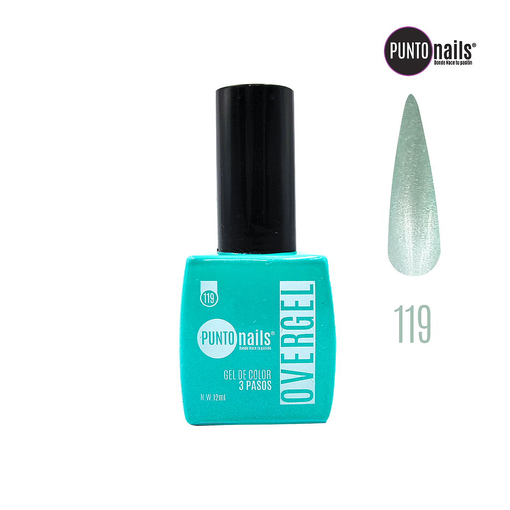 Punto Nails - Overgel 3 Pasos 119 12 ML