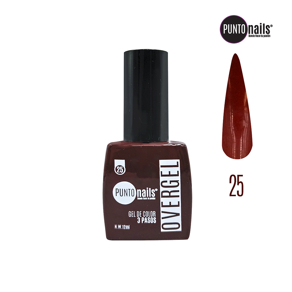 Punto Nails - Overgel 3 Pasos 25 12 ML