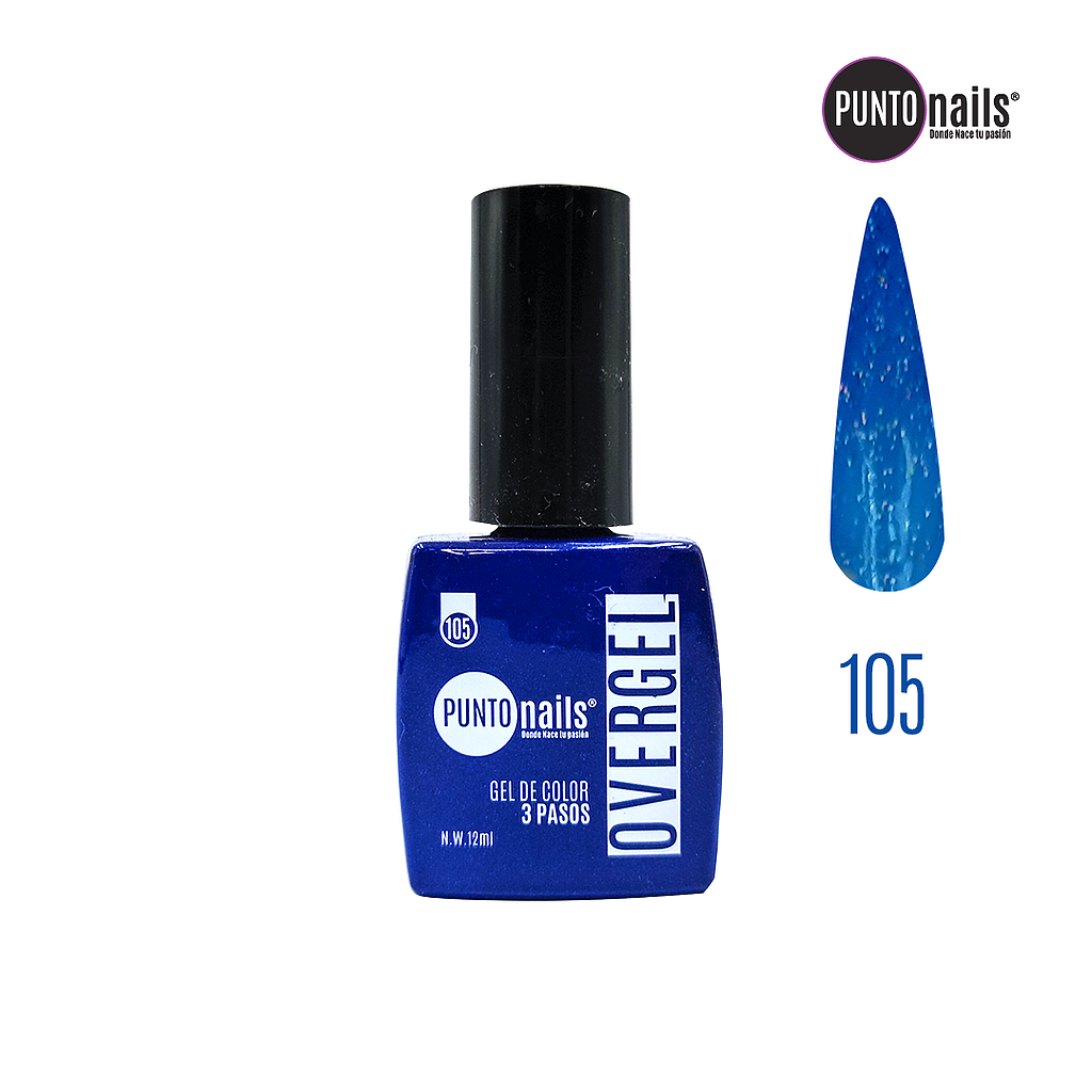 Punto Nails - Overgel 3 Pasos 105 12 ML