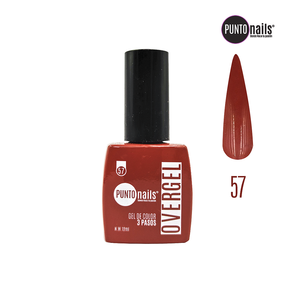 Punto Nails - Overgel 3 Pasos 57 12 ML