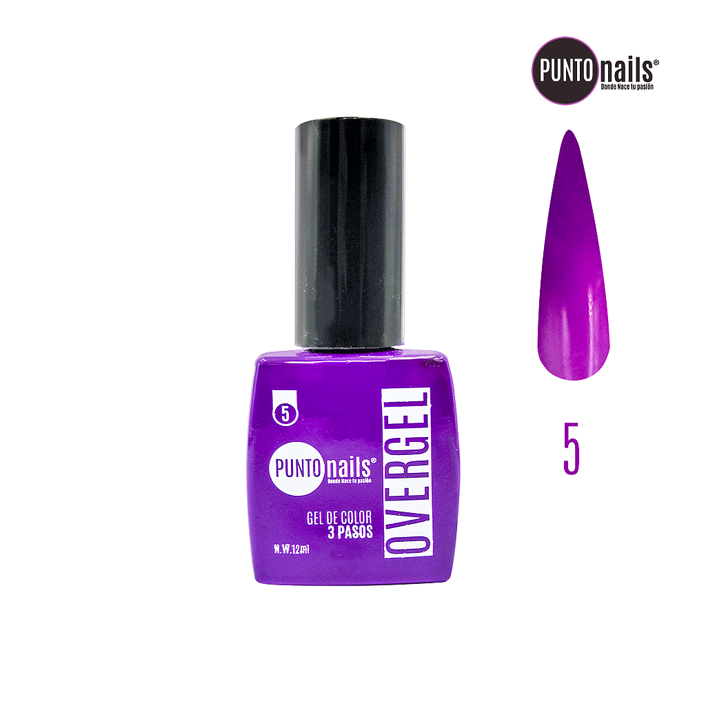 Punto Nails - Overgel 3 Pasos 5 12 ML