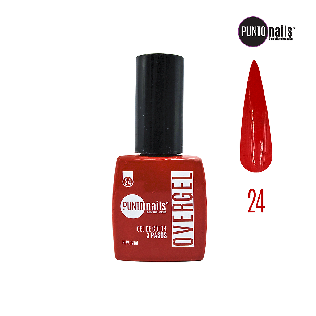 Punto Nails - Overgel 3 Pasos 24 12 ML