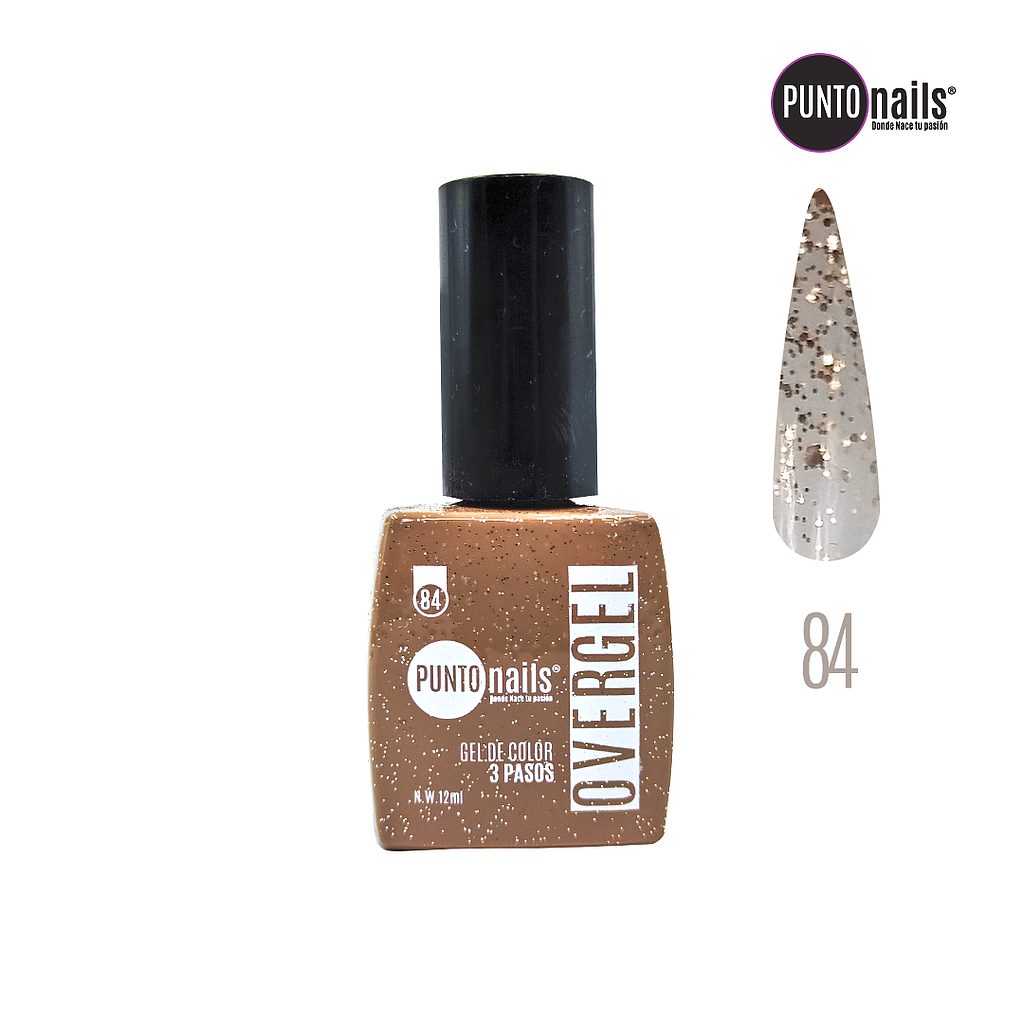 Punto Nails - Overgel 3 Pasos 84 12 ML