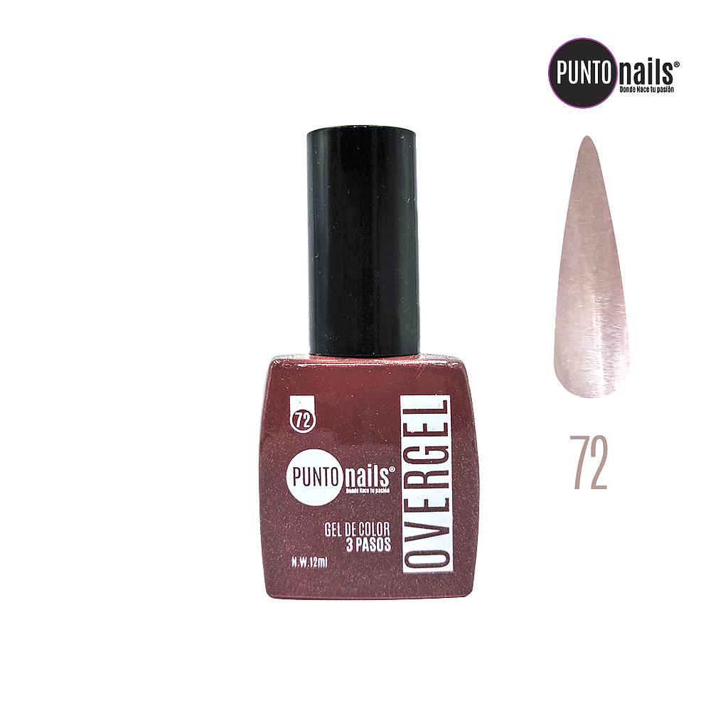 Punto Nails - Overgel 3 Pasos 72 12 ML