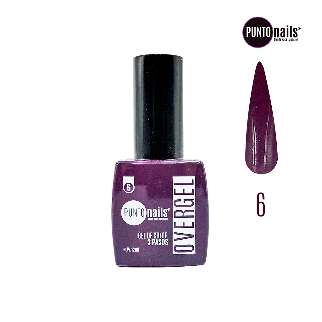 Punto Nails - Overgel 3 Pasos 6 12 ML