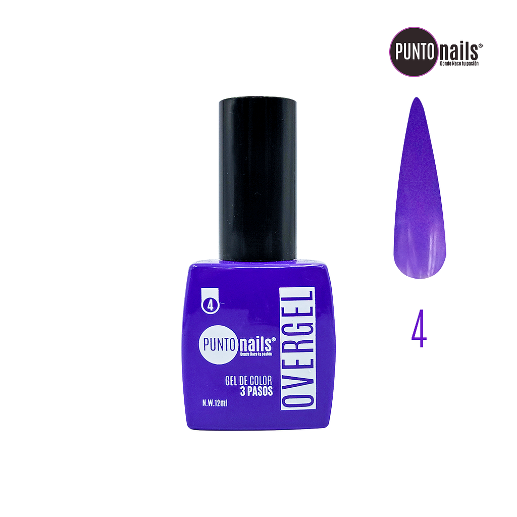 Punto Nails - Overgel 3 Pasos 4 12 ML