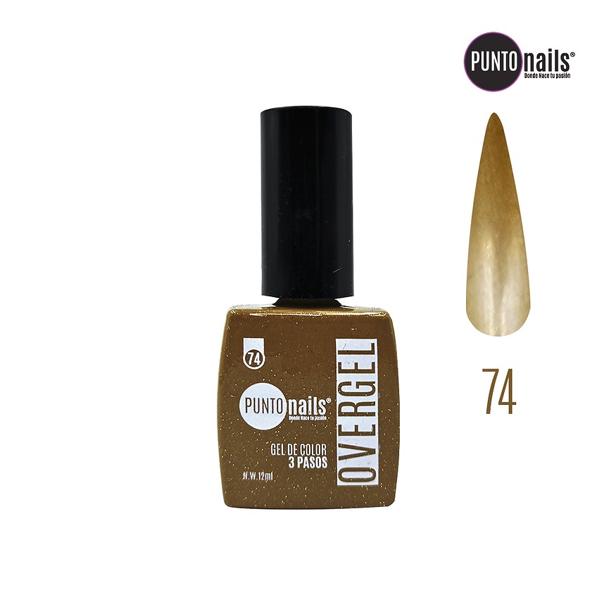 Punto Nails - OVERGEL 3 Pasos 74 12 ML