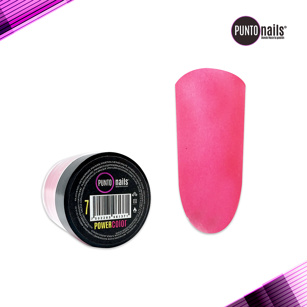 Punto Nails - Polvo Acrilico Power Color #07